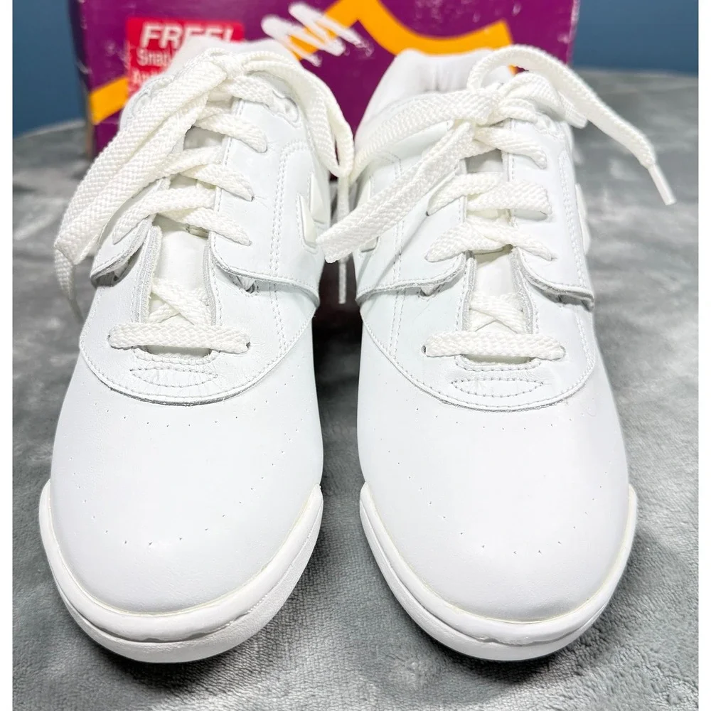 Kaepa Shoes Womens 7.5 White Snap-In Logos Vintage 90s Cheer Sneakers 8822